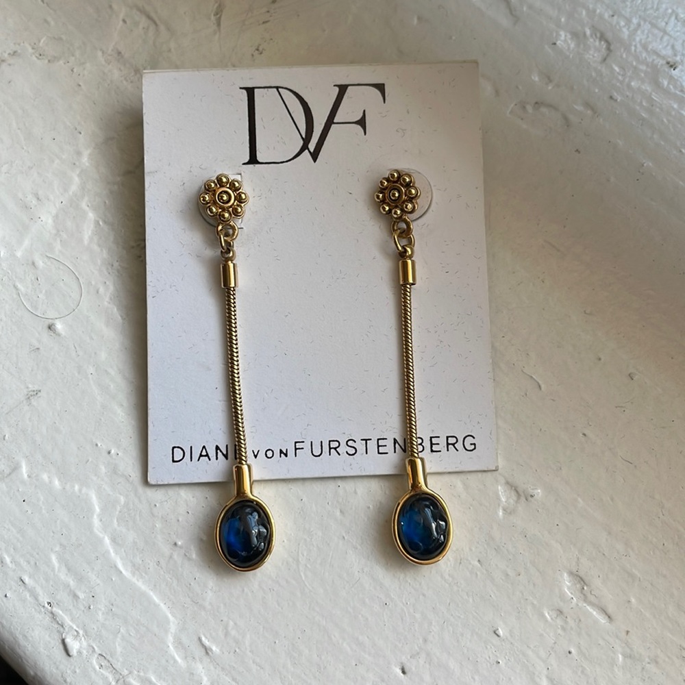 DVF dangling earrings